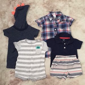 Carter’s Rompers and Outfit 3 months